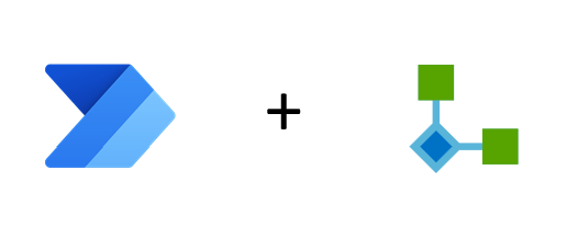 Power Automate icon plus a Custom Connector icon